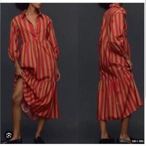 Anthropologie Bettina Striped Dress